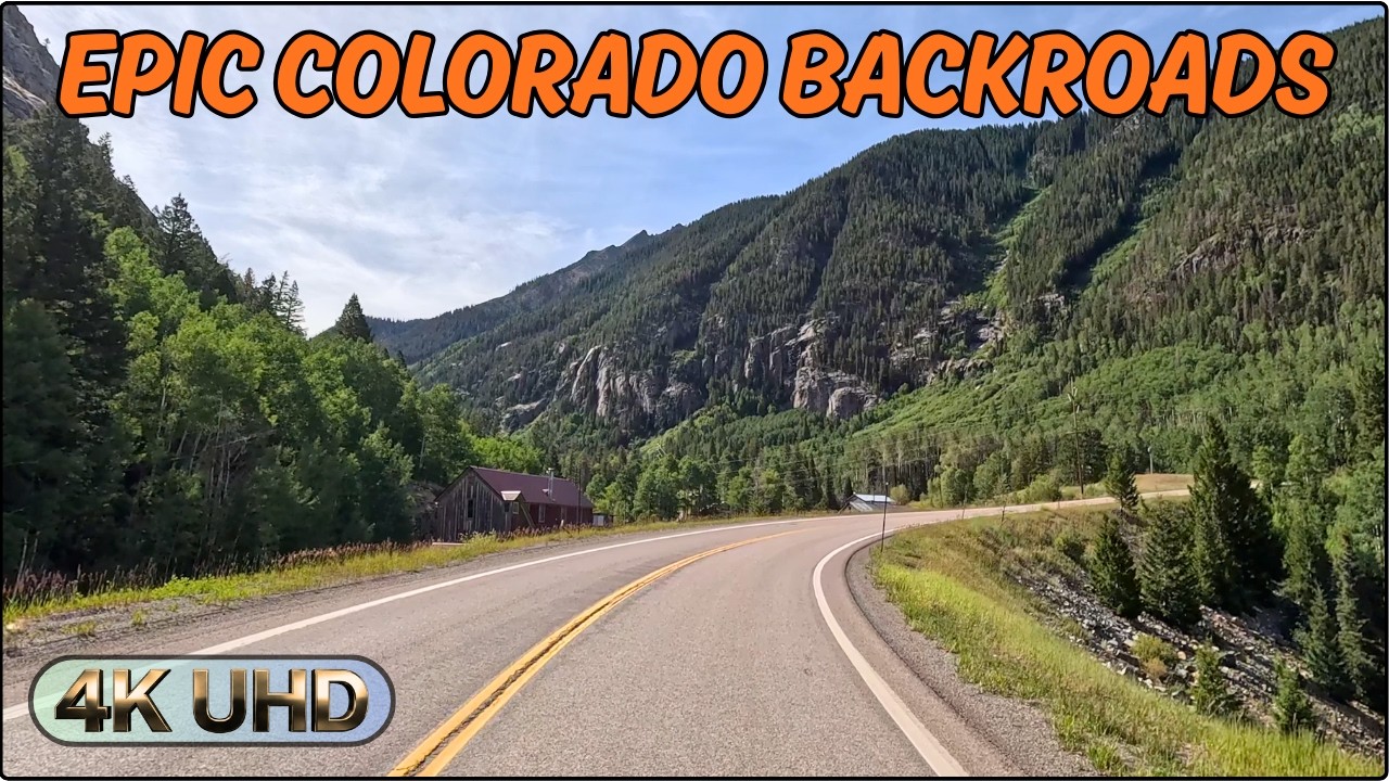 Colorado Backroads in 4K | Telluride to Rico Scenic Drive