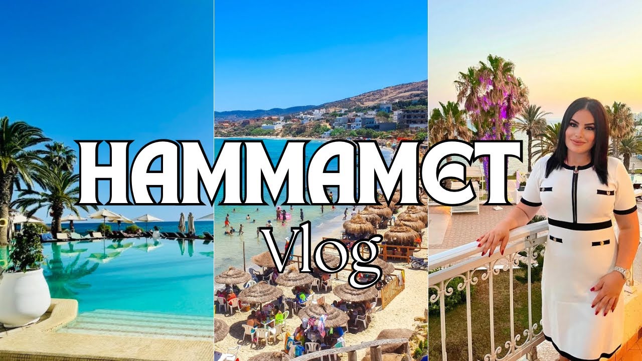 عطلتي في الحمامات في تونس 🇹🇳  جولة في Hotel bel azur Vlog hammemet Tunisie #vlog