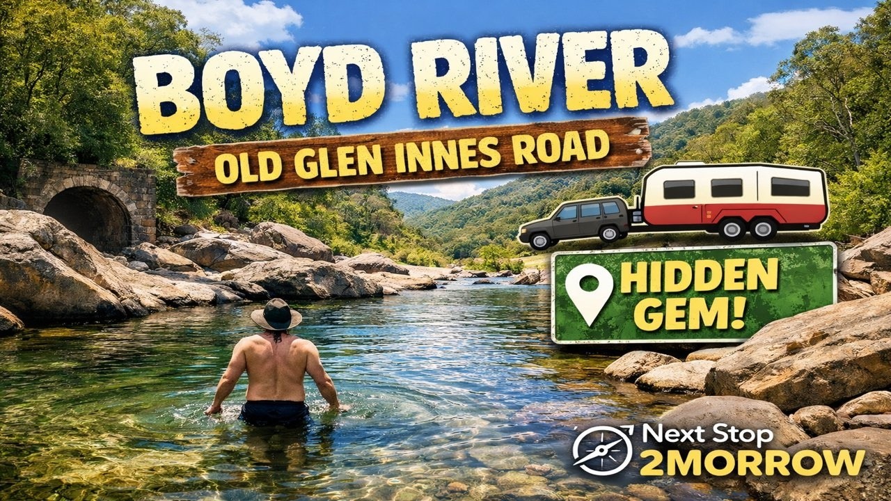 Buccarumbi  /  Boyd River Summer drive and swim