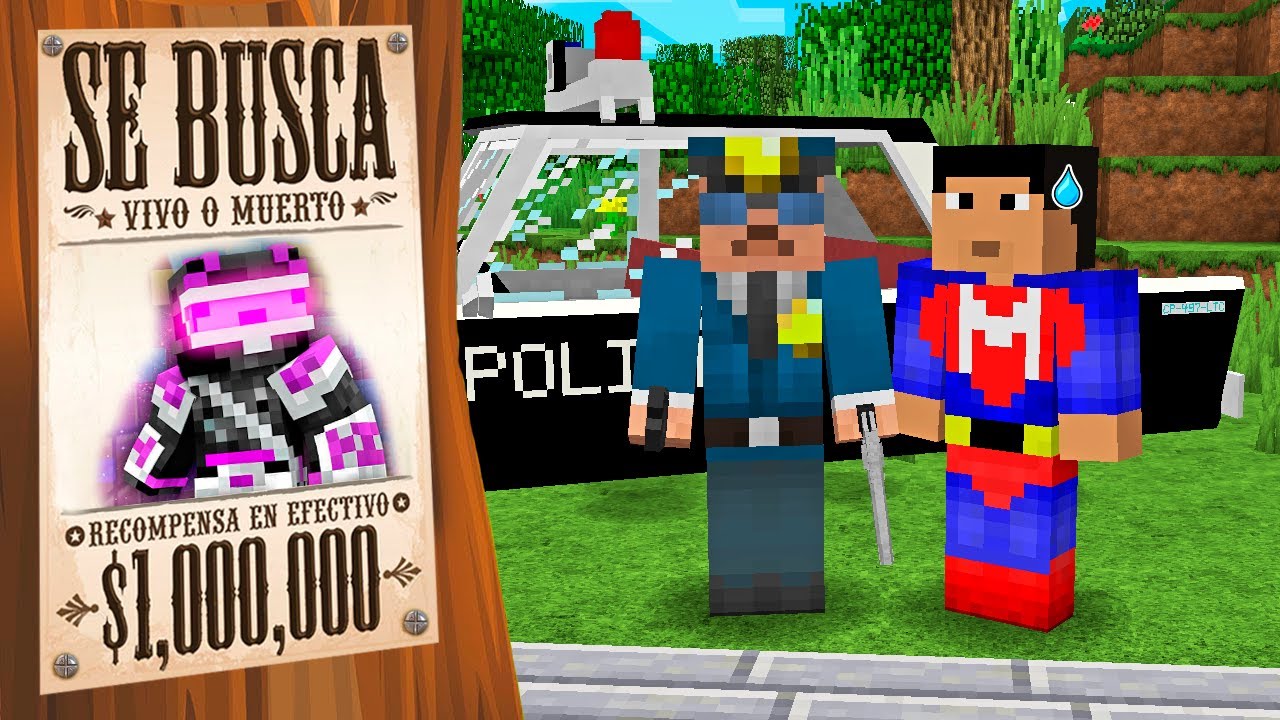 MI AMIGO ES EL FUGITIVO MÁS BUSCADO EN MINECRAFT TROLL 😱