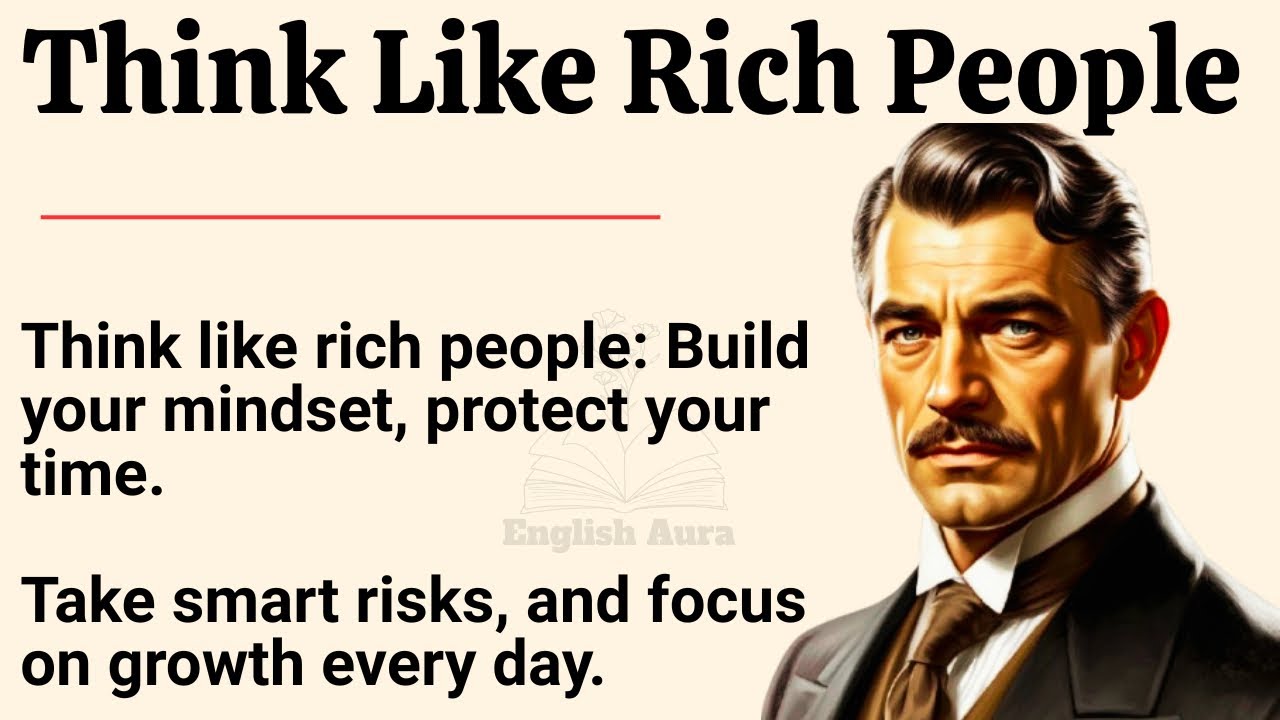 Think Like Rich People✅💸 Motivational English Video ✅ | Improve Your English Language | Speak Fluent
