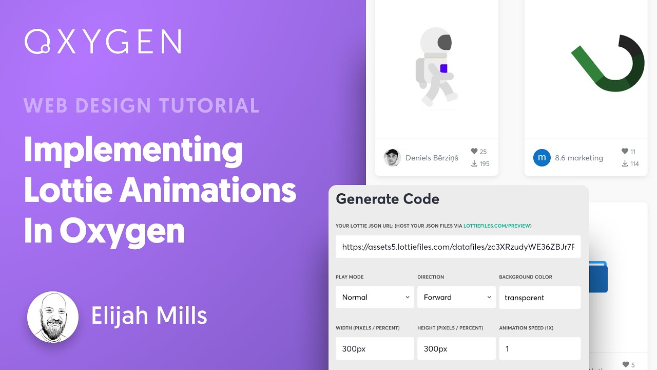 Implementing Lottie Animations In WordPress With Oxygen
