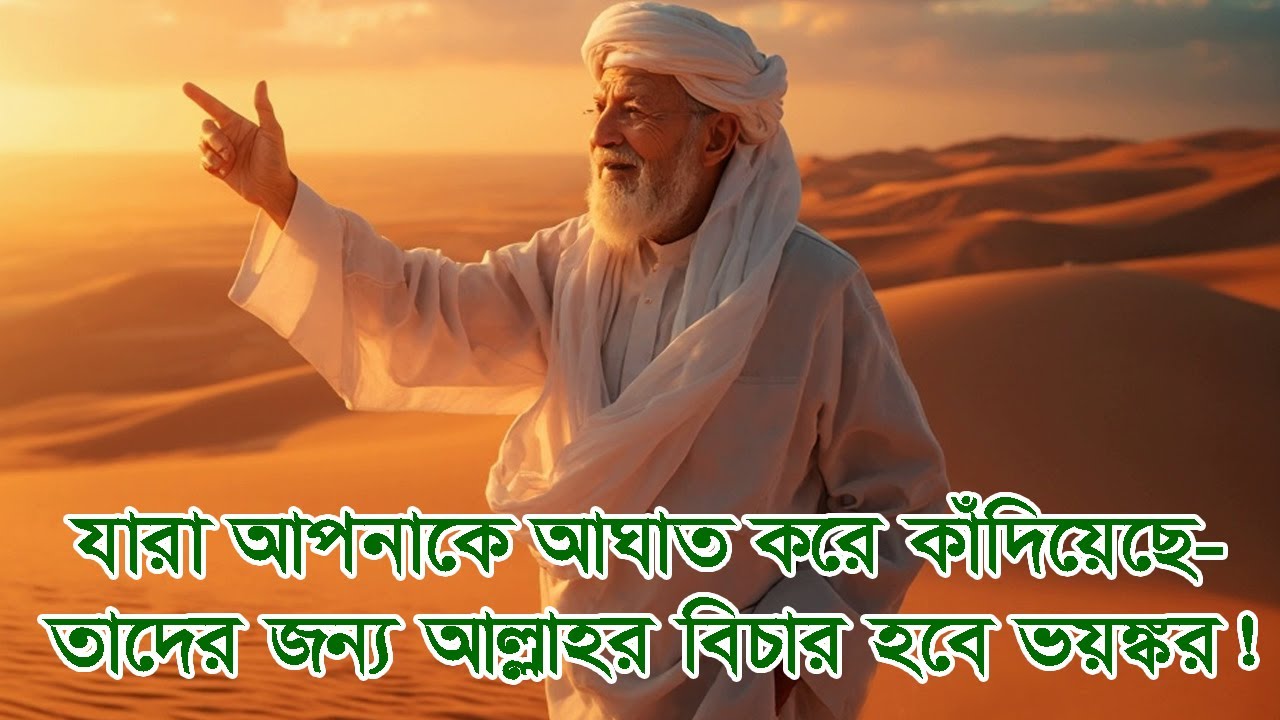 যারা আপনাকে আঘাত করে কাঁদিয়েছে, তাদের জন্য আল্লাহর বিচার হবে ভয়ংকর! #আলোরপথে #আল্লাহরসাহায্য