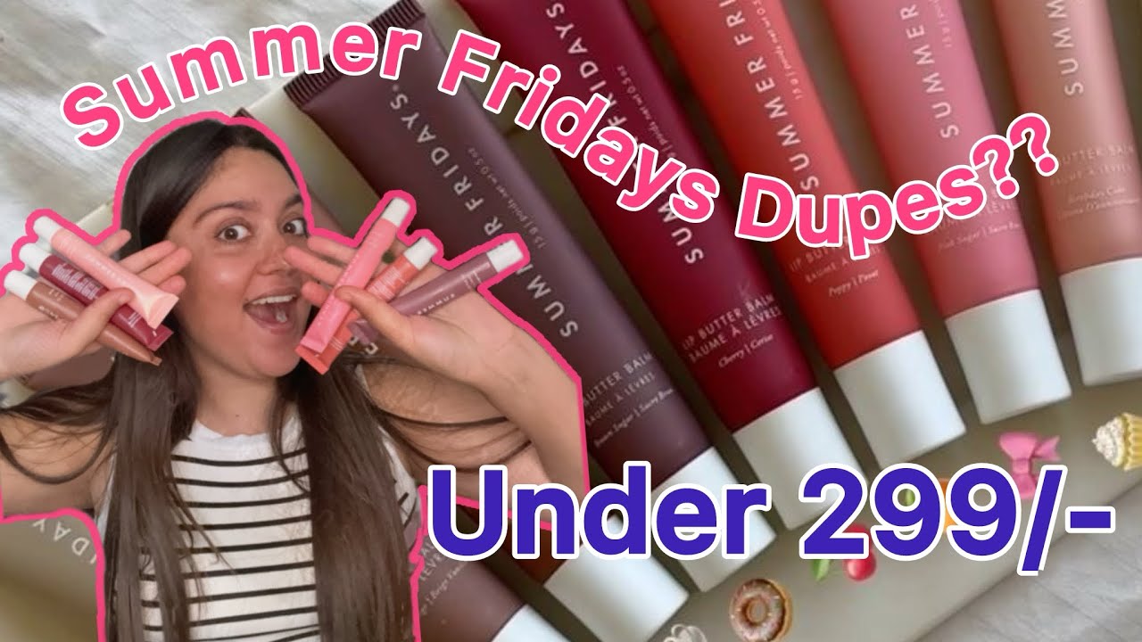 I Tried Summer Fridays lip butter balms Dupes from Meesho-AreThey Worth It?🙄💄| Khushiburad| #meesho