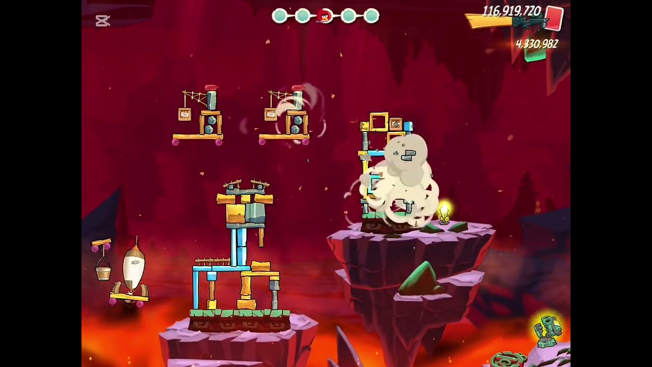 200 Points Clan Event, 4-5 Rooms - No Red,Blues,Chuck,Hal - Angry Birds 2