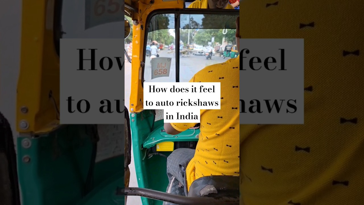 How does it feel to take auto rickshaws in India? 🛺🇮🇳 #shorts