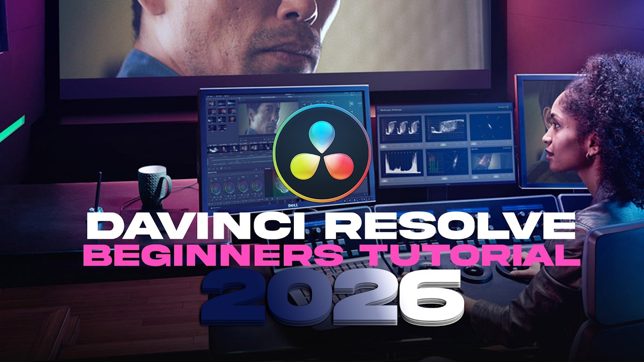 DaVinci Resolve Beginners Tutorial 2026: Edit like a PRO for in 27mins | Jidefilms