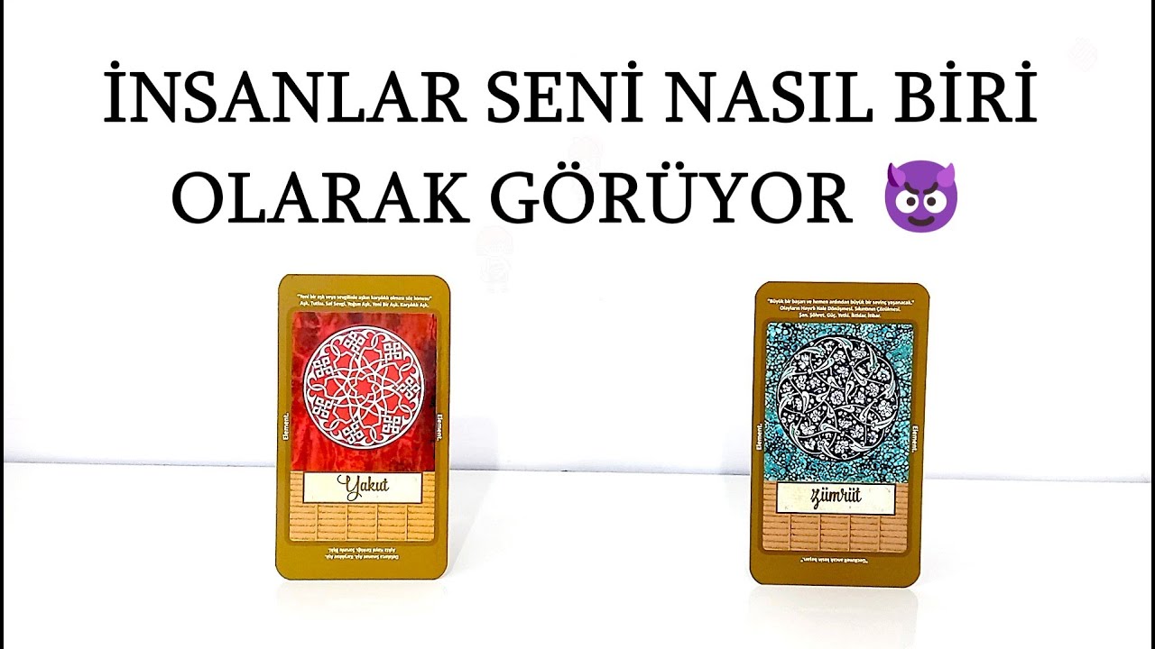 DESTE SEÇ 😈 İNSANLAR SENİ NASIL BİRİ OLARAK GÖRÜYOR  😈