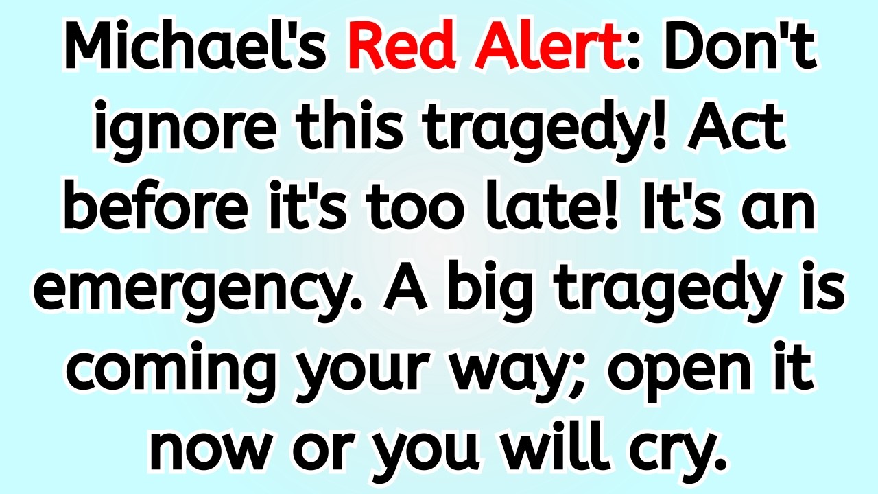 🔴 Michael's Red Alert: Don't ignore this tragedy! Act before it's too late! It's an emergency. A b..