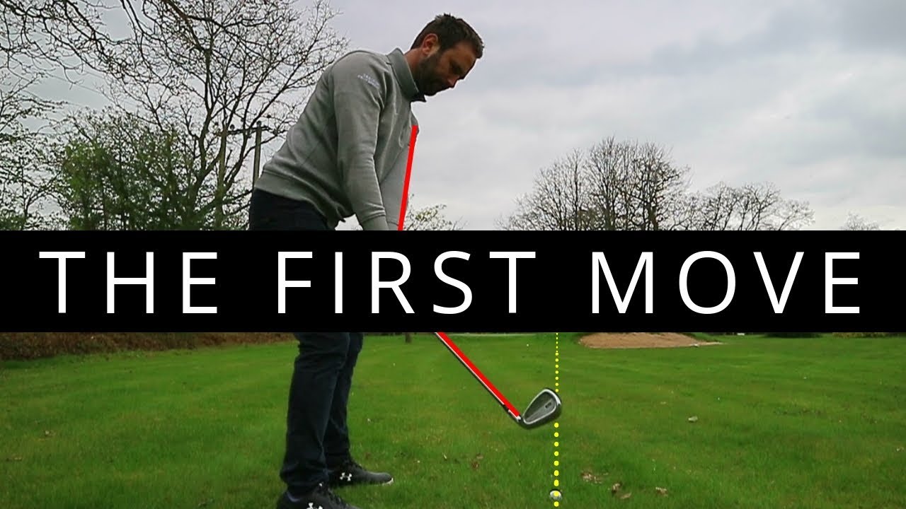 THE FIRST MOVE IN THE GOLF SWING