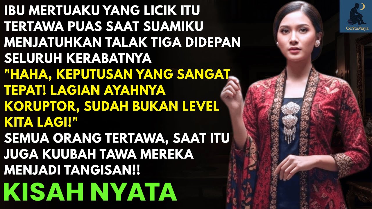 SUAMI TALAK 3 KARENA AYAHKU DITANGKAP KPK, 10 MENIT KEMUDIAN DIA SYOK LIHAT NAMAKU SEBAGAI PEMILI...