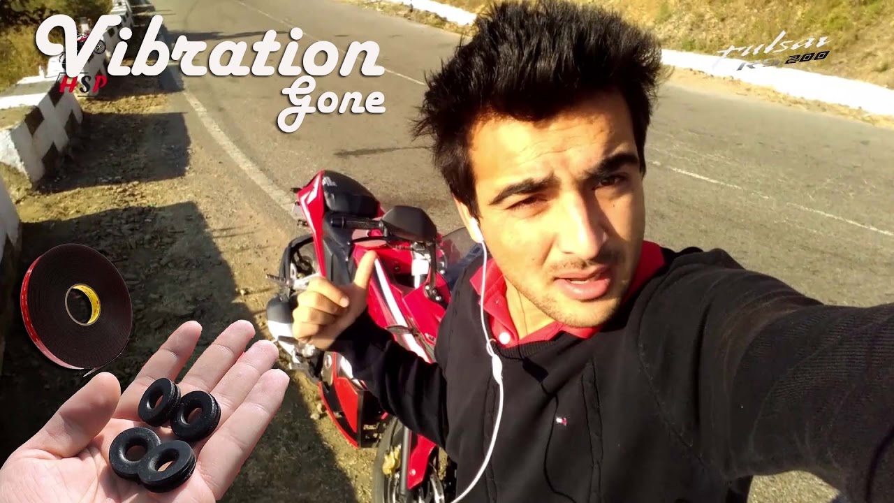 Stop vibrations in pulsar 200rs completely