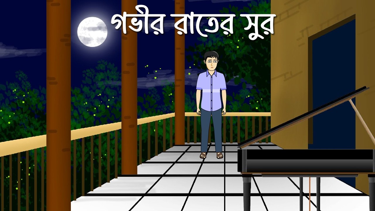Gobhir Raat er Sur - Bhuter Cartoon | Bengali Horror Story | Bhuter Golpo
