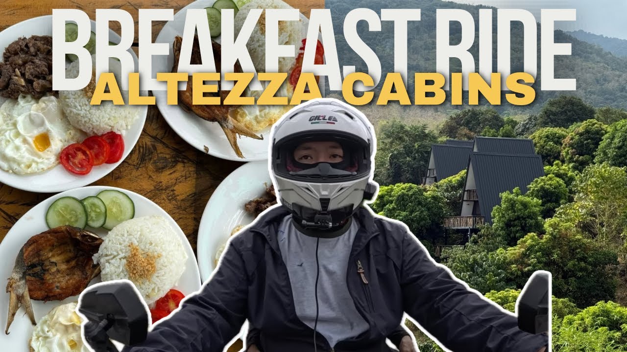 Breakfast ride in Altezza Cabins | Motovlog #23