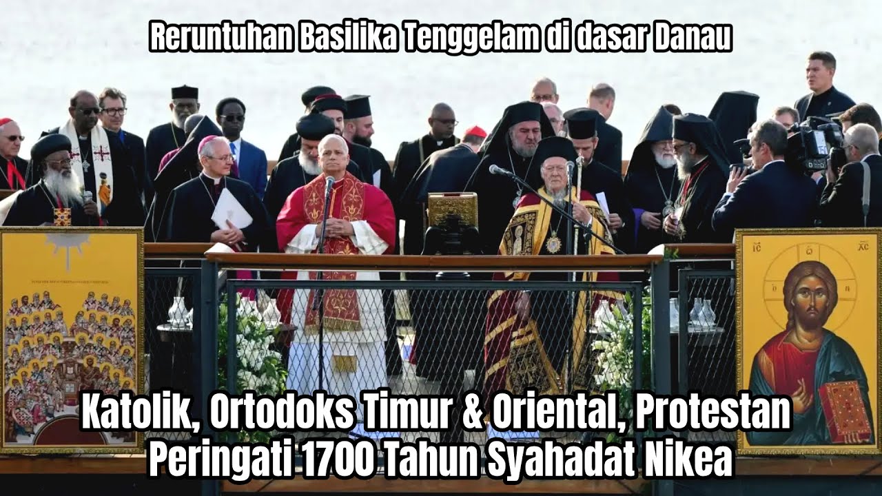 Nicea 325–2025 Katolik, Ortodoks, dan Protestan Berdoa Bersama