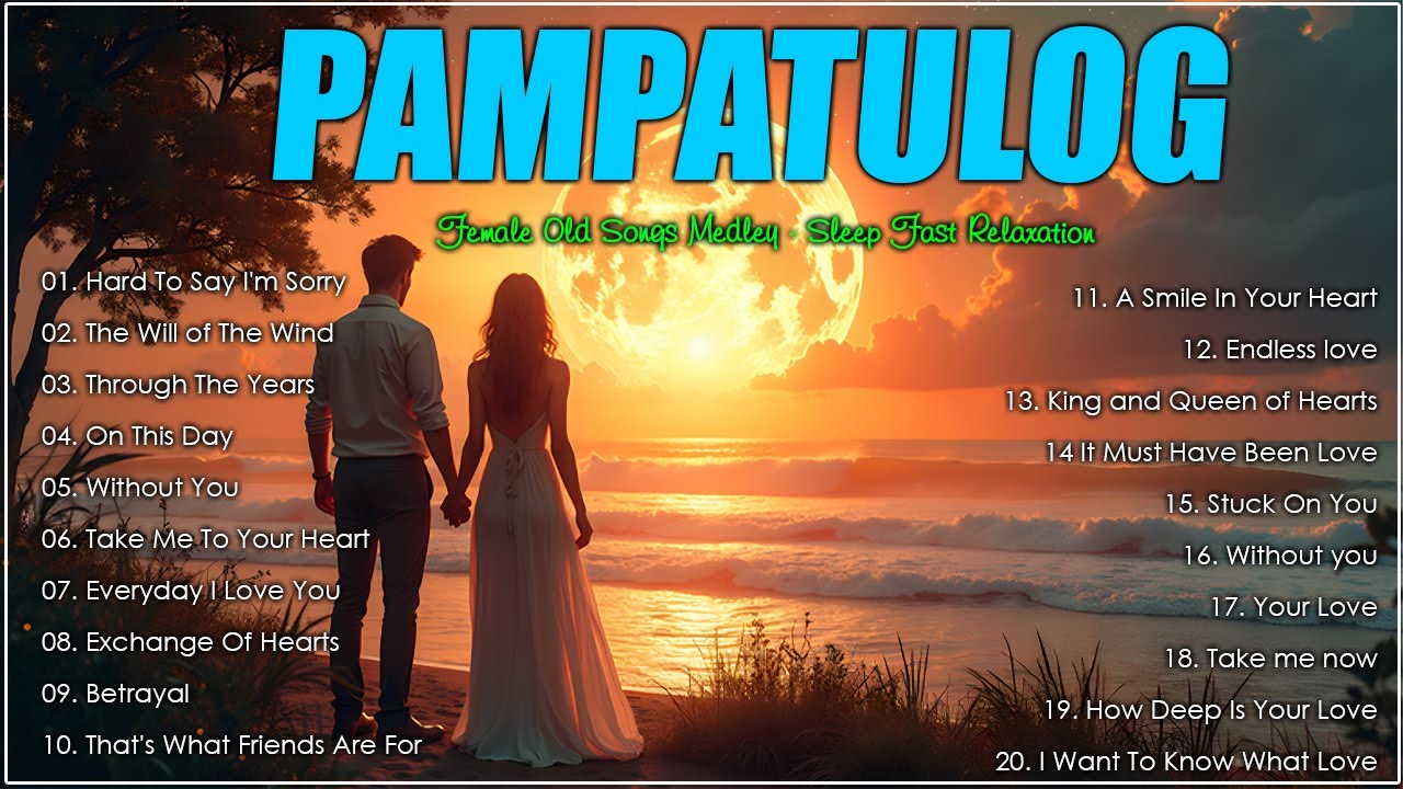 🔴Pampatulog Love Songs Nonstop for Deep Sleep | Old Romantic Hits 70s 80s 90s Compilation