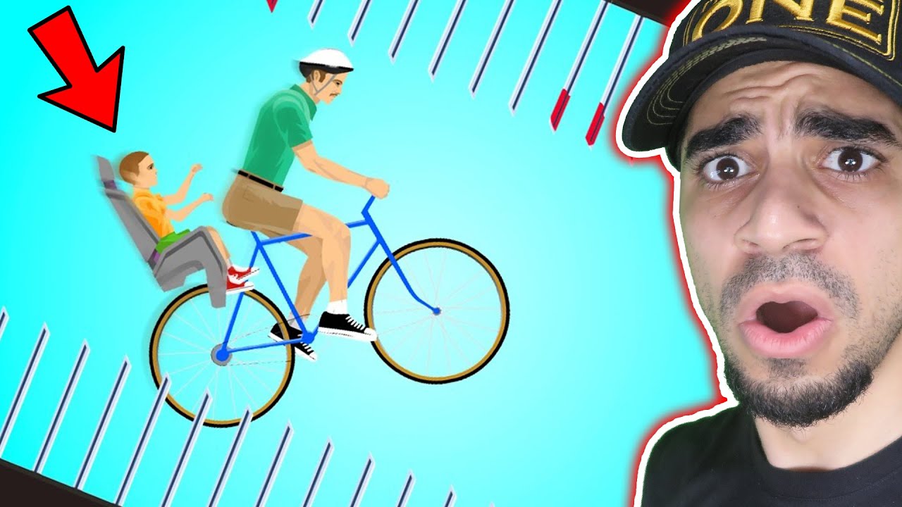 تحديات مجنونة : ولدي مات | Happy Wheels !!
