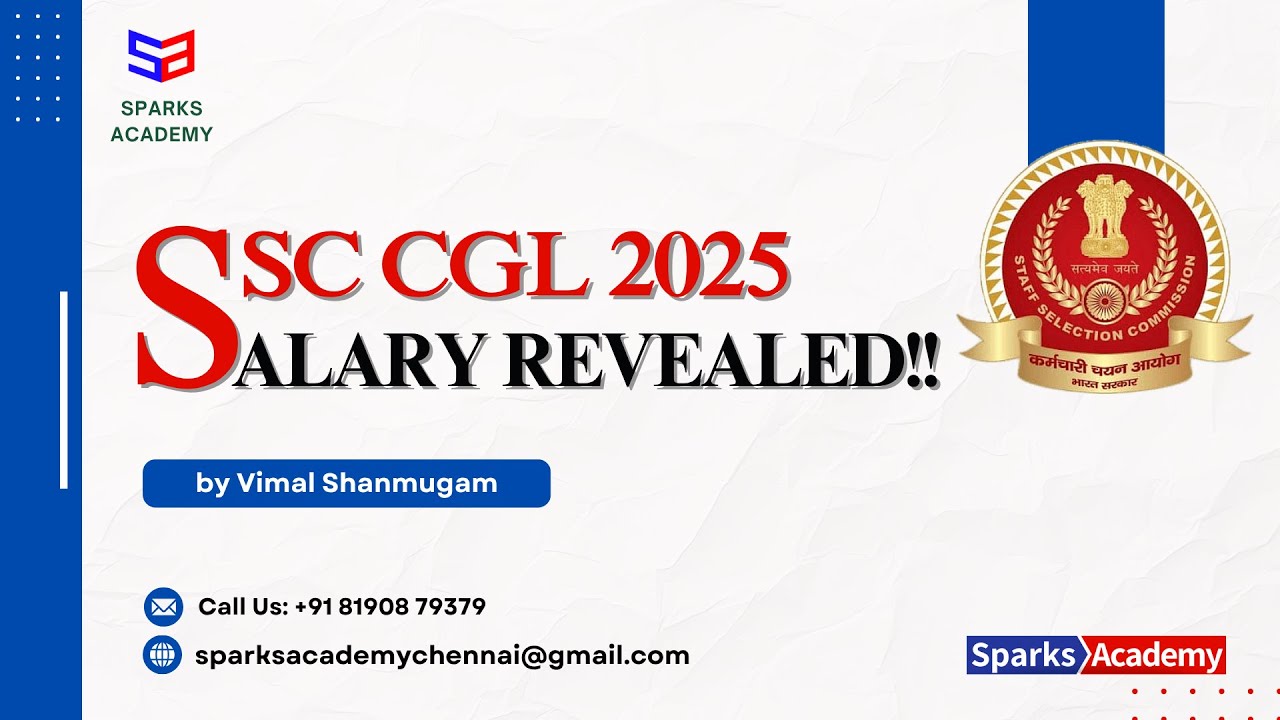 “SSC CGL 2025 Salary Revealed | In-Hand Salary, Allowances, Perks Explained!” #ssc #ssccgl #tamil