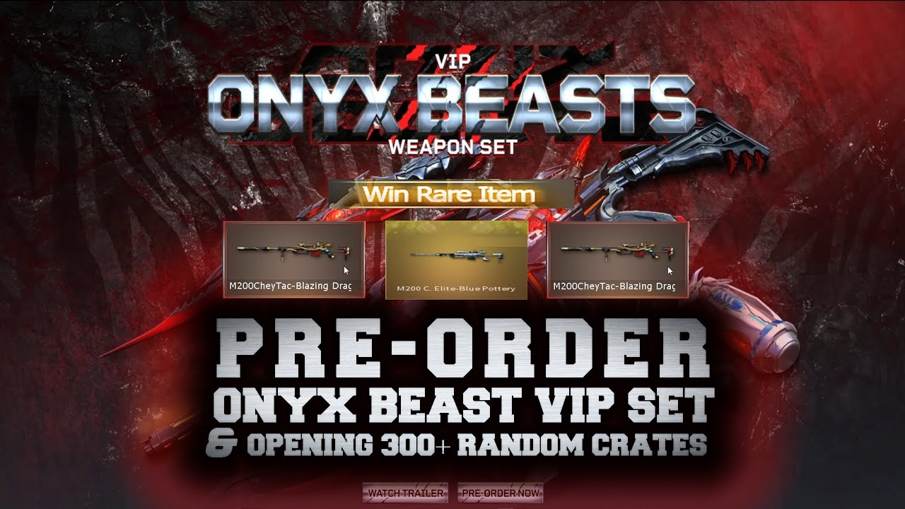 Crossfire West | Pre-order Onix Beast VIP Set & Opening 300+ Random Crates