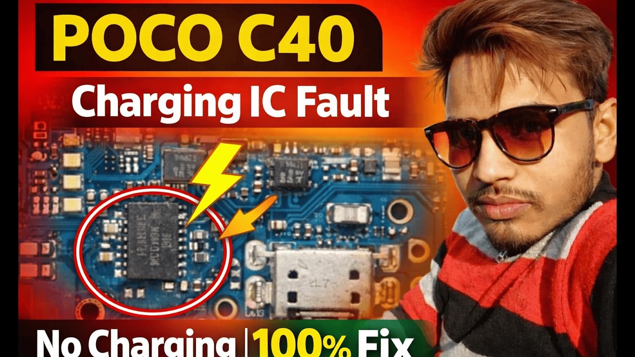 POCO C40 Not Charging? No Charging Problem Fix | Hardware Solution Hindi