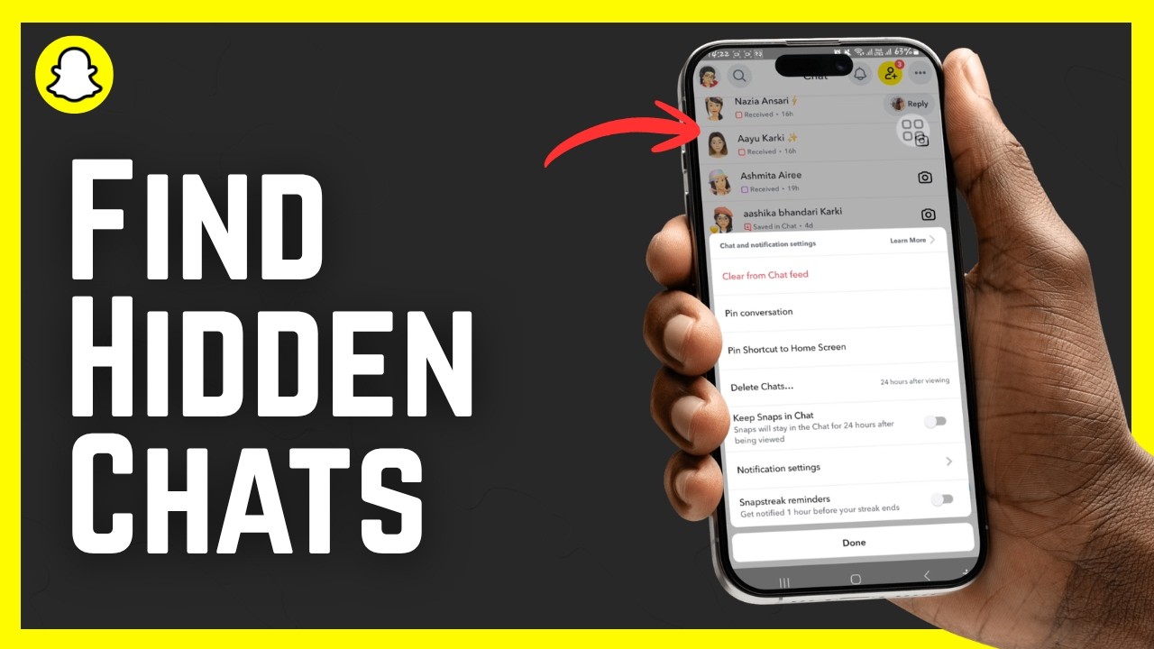 How To Find Hidden Chats On Snapchat (2026)