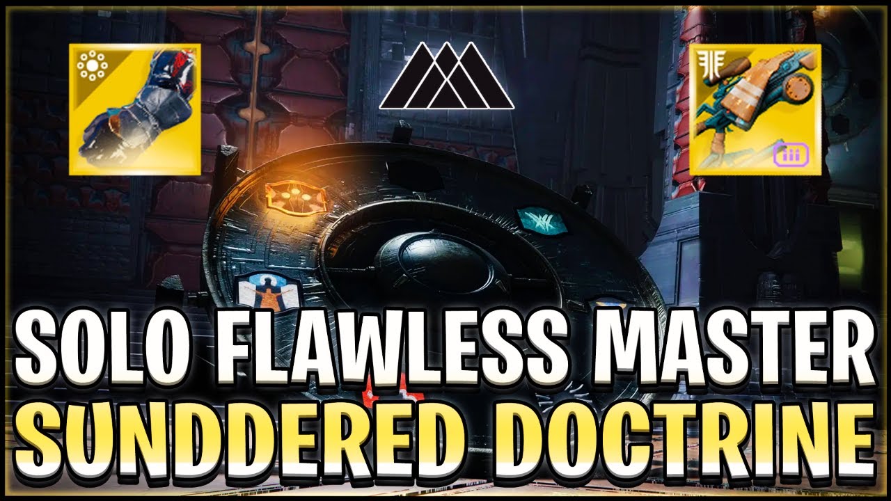 Solo Flawless MASTER Sunddered Doctrine on WARLOCK