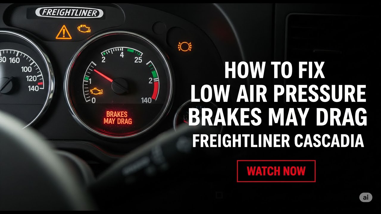 How to fix a faulty low air pressure alarm on a #freightliner 