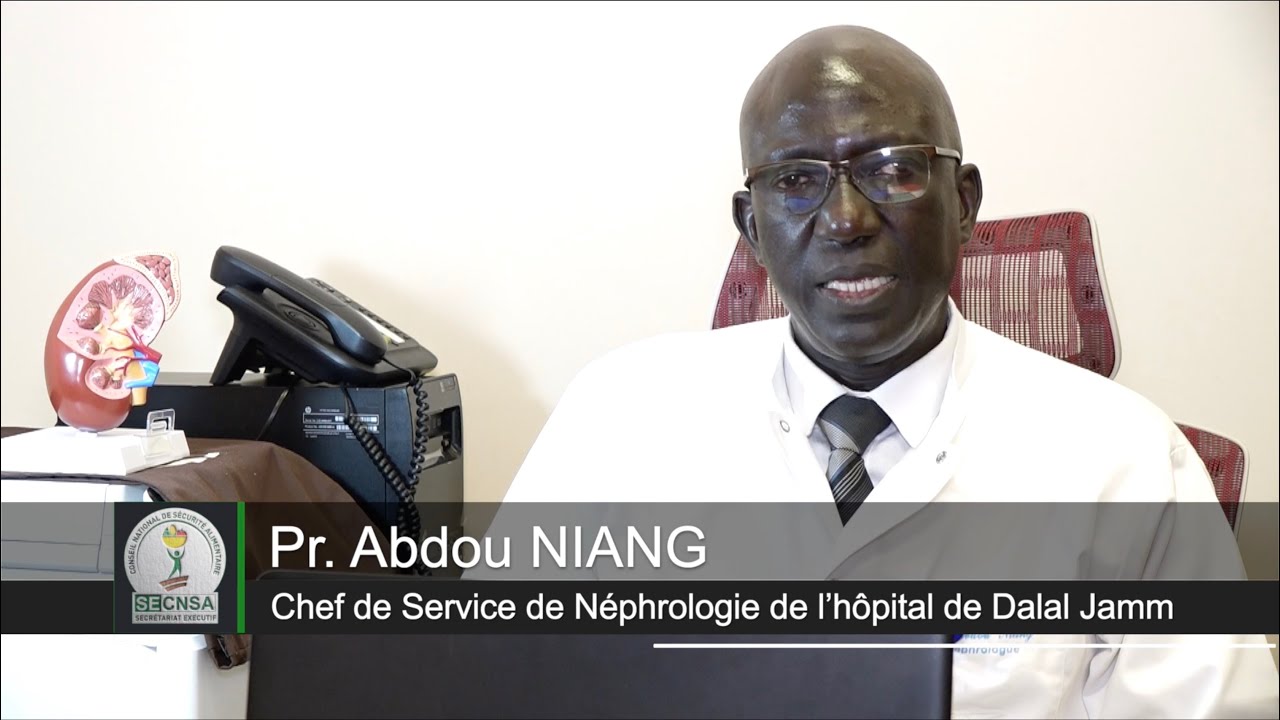Message - Pr. Abdou Niang | Chef de Service Néphrologie de l’hôpital de Dalal Jamm