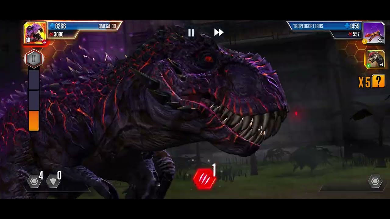Return Omega 09 Boss Vs All Opponents on this Boss Event!!! - Jurassic World: The Game 