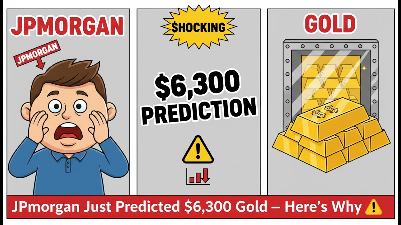 JPMorgan's SHOCKING Gold Prediction: $6,300 by End of 2026