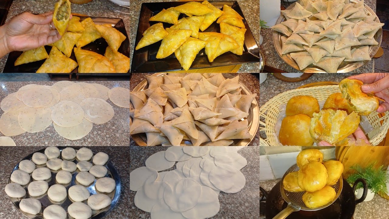 Ramadan prep make and freeze chicken kachori and aaloo samosa with tips and tricks l khasta kachori 