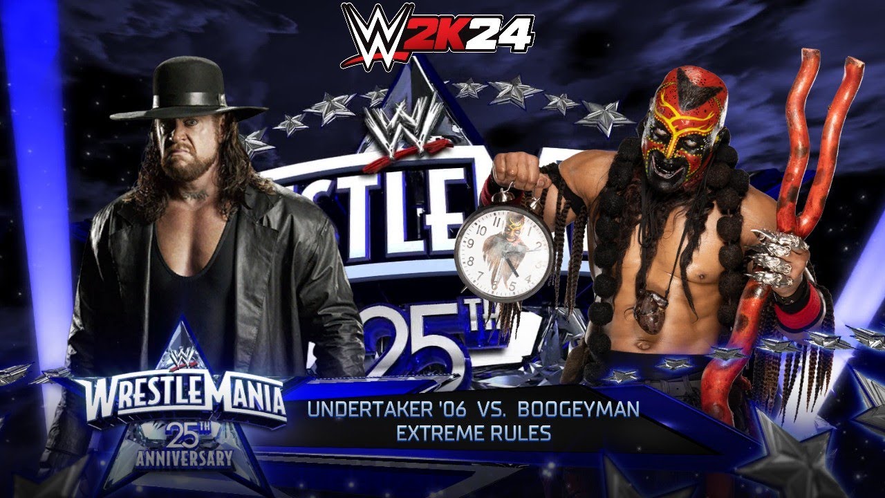 Full Match - Undertaker '06 vs Boogeyman: Extreme Rules Match at Wrestlemania 25 | WWE 2k24 