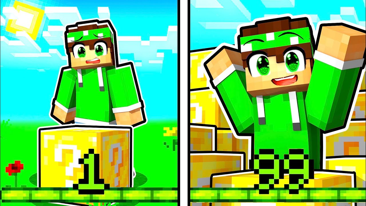 MINECRAFT MA I TUOI LIVELLI = LUCKYBLOCK!