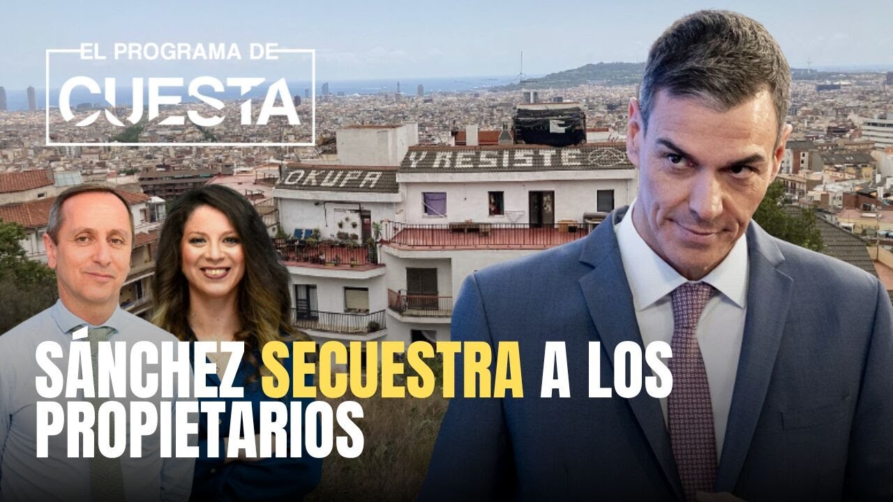 El secuestro de Sánchez a los propietarios: así usa a los pensionistas para defender a los okupas