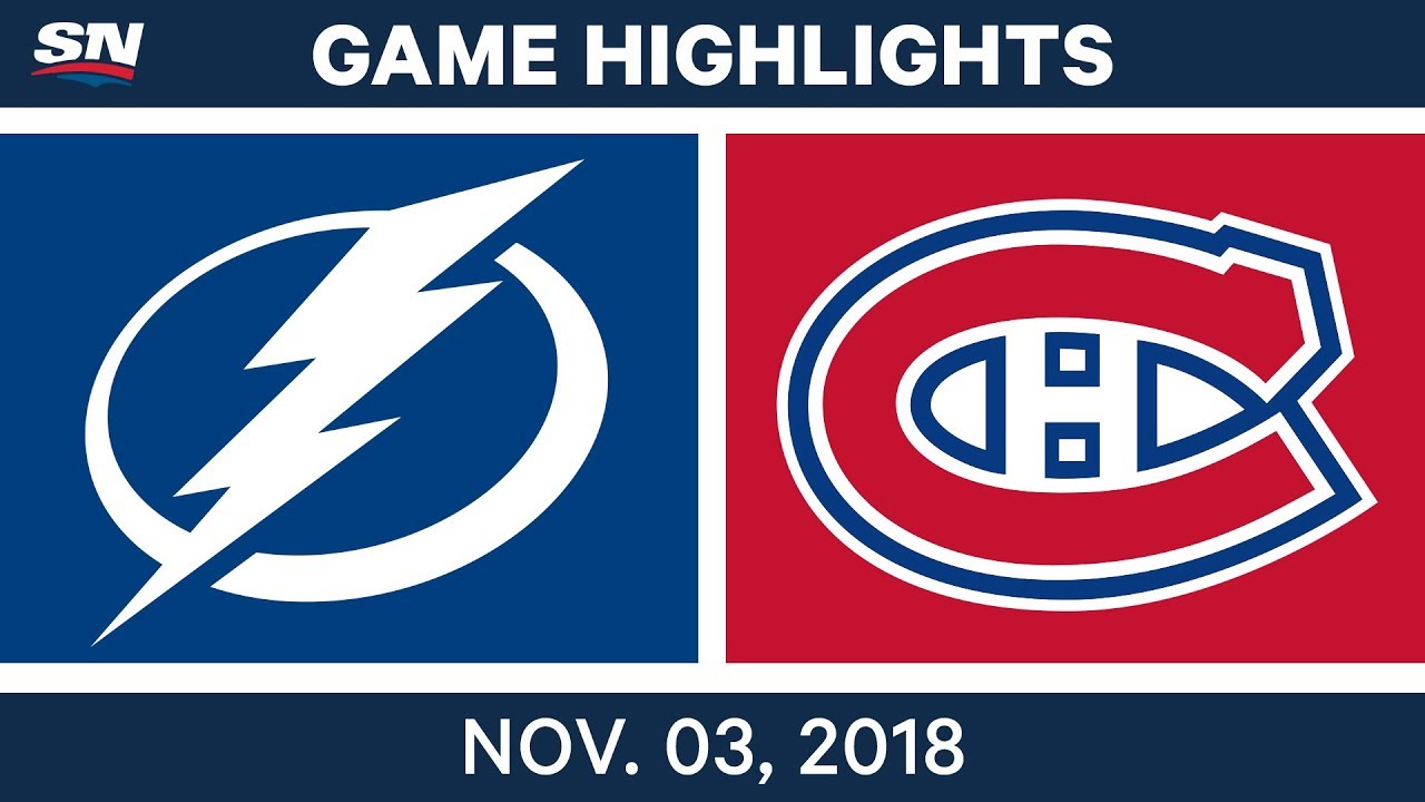 NHL Highlights | Lightning vs. Canadiens – Nov. 3, 2018