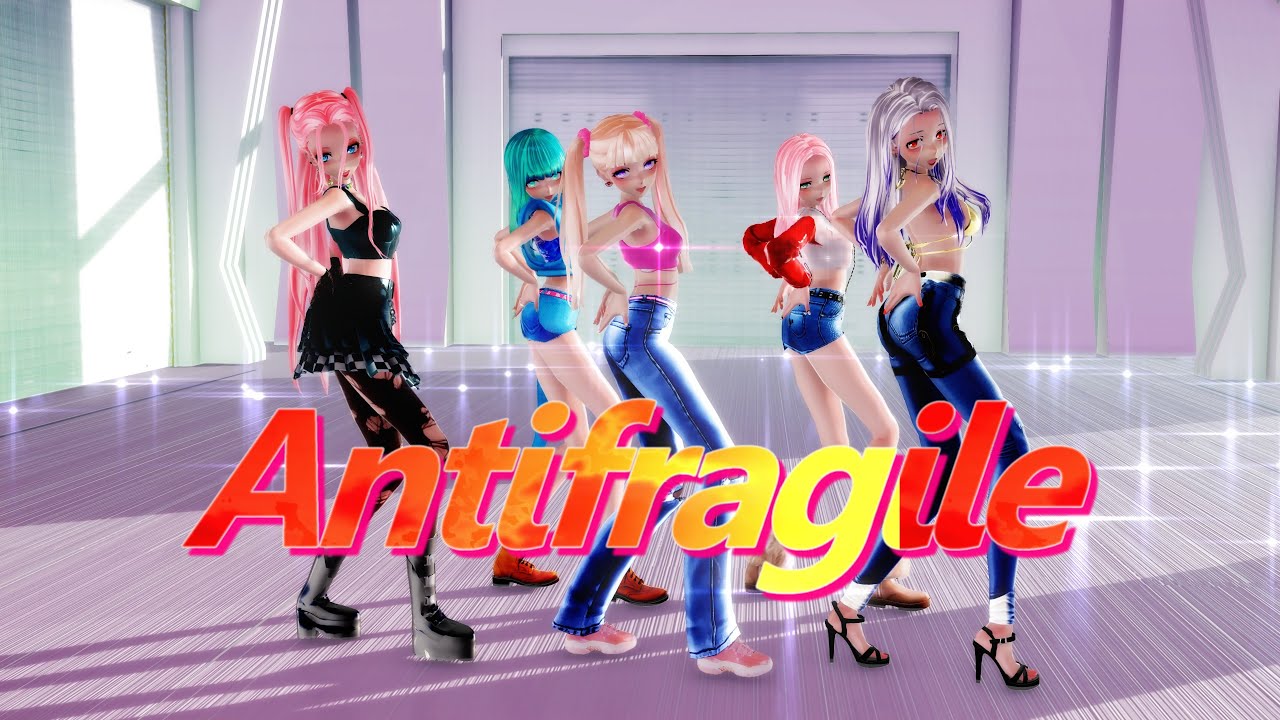 ≡MMD≡ Luka.Miku.Uni.Haku.One - Antifragile / Le Sserafim [4KUHD60FPS]