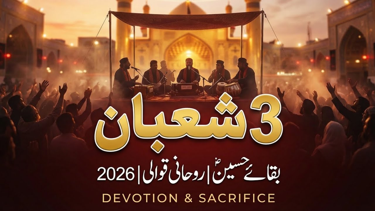 Baqa-e-Hussainؑ | Soul-Stirring Spiritual Qawali | 3 Shaban 2026 | Devotion & Sacrifice