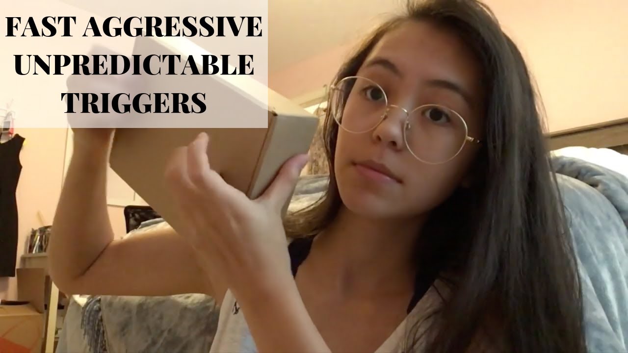 ASMR | Up-close Aggressive and Fast Unpredictable Trigger Assortment | random triggers | lofi