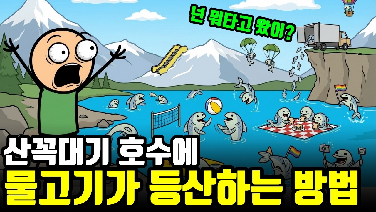 해발 3,000m 절벽 위 호수, 물길도 없는데 물고기가 사는 소름 돋는 이유