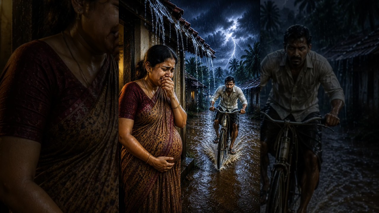 Heavy Rain,Family Love, Emotional Moment #villagelife #village #rain #emotional #moonsoon #90s