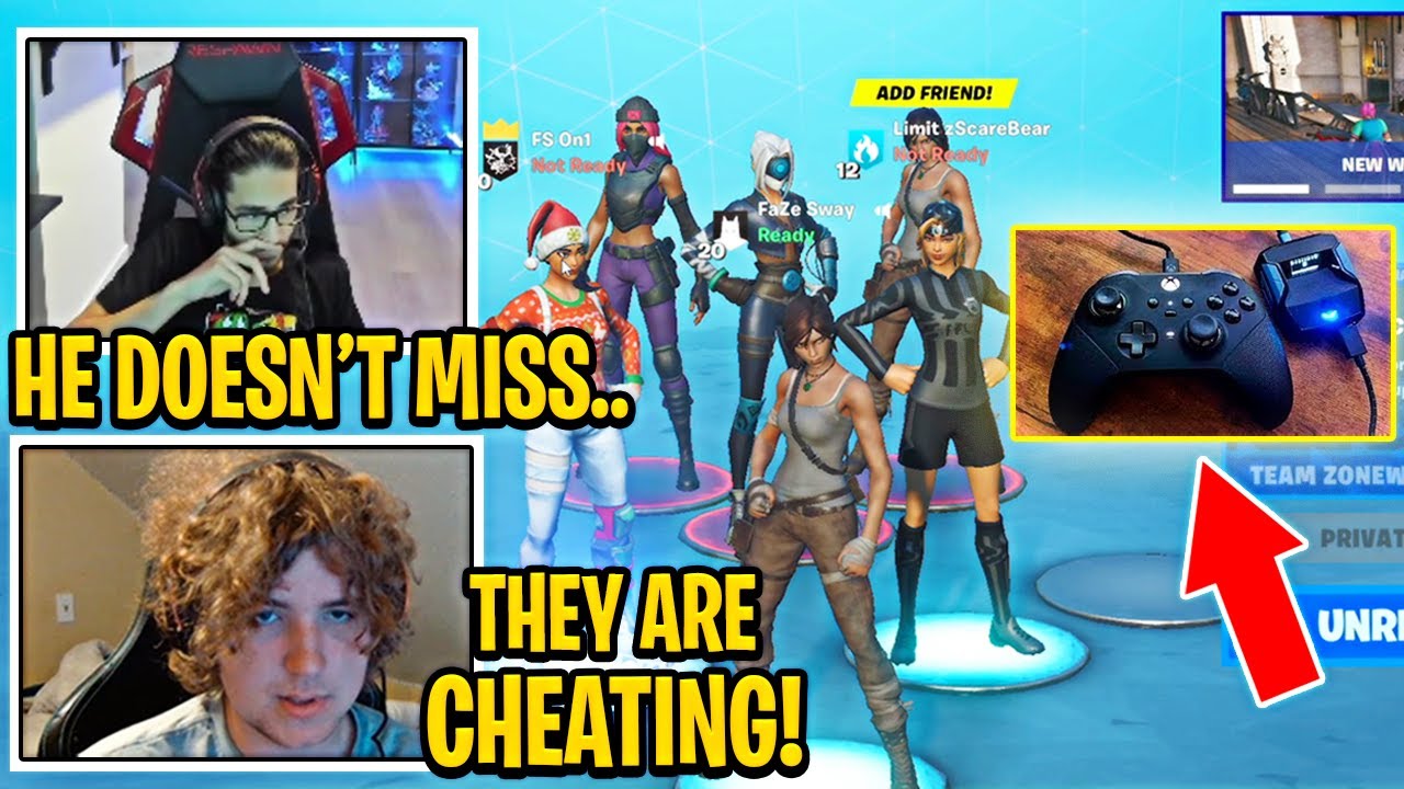 FaZe Sway & Reet vs Sweatiest Controller Players in Fortnite History (Zone Wars Wager)
