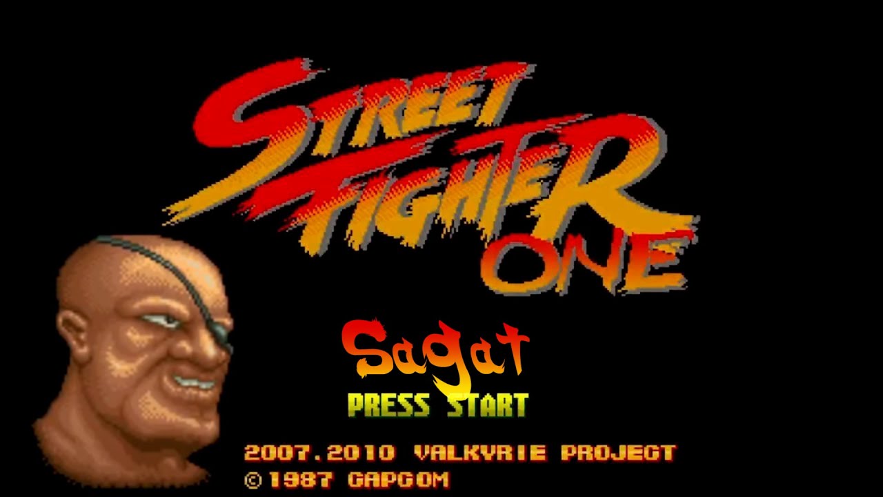 [PC] Street Fighter ONE (1987, 2010) (fans remake) - Sagat