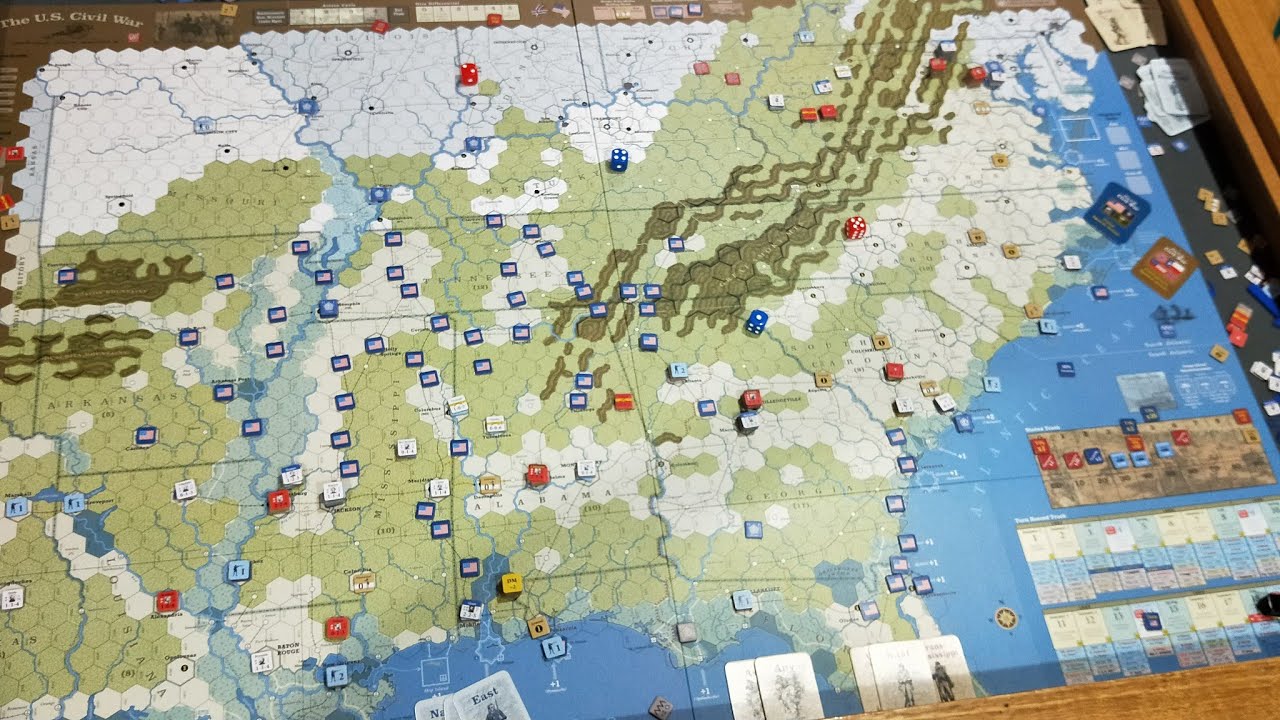Session Report: Union Victory (Campaign of The US Civil War,  GMT, 2021)