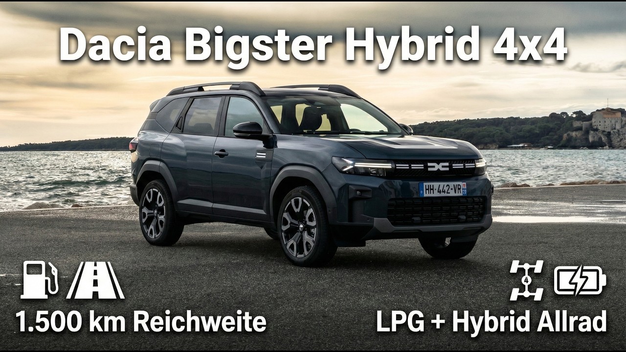 2026 Dacia Bigster hybrid G 150 4x4 Journey Indigo-Blau Metallic 154 PS