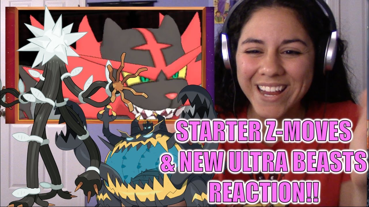 Starter Z-Moves & More Ultra Beasts Reaction!!