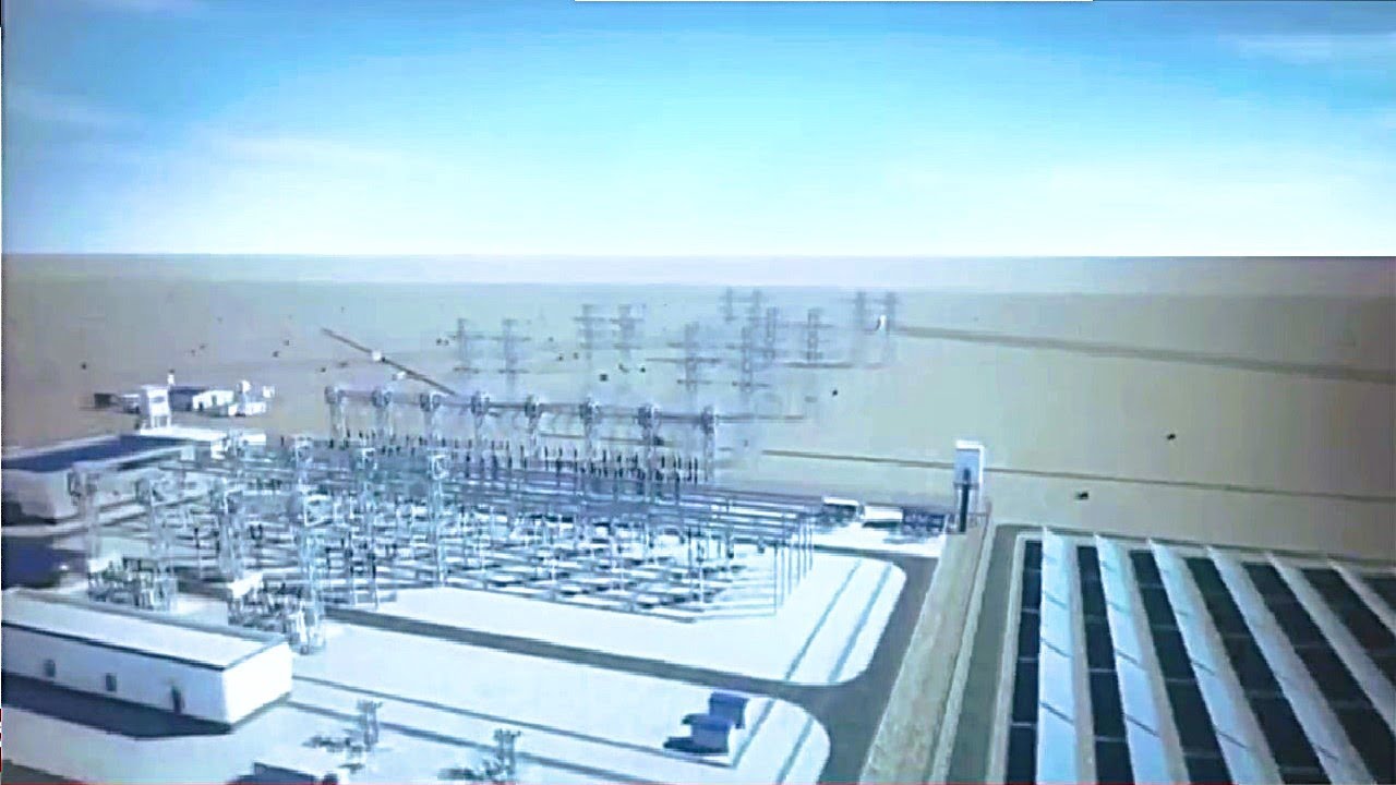 تابعو آخر أشغال المحطة الشمسية الجديدة لتوليد الكهرباء بغار جبيلات  NEW GHARJEBILET SOLAR STATION