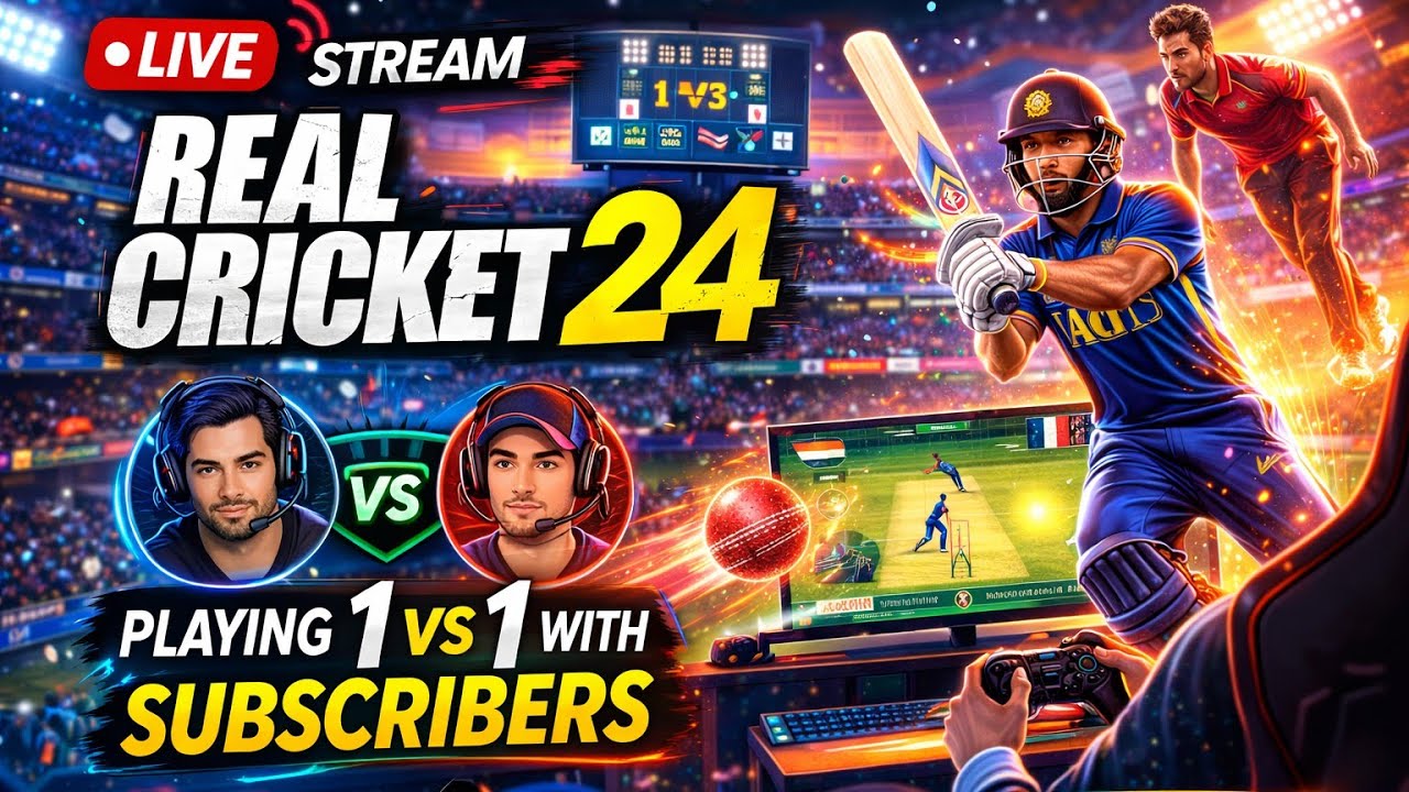 REAL CRICKET LIVE | RANKED MULTIPLAYER | NOOB GAMEPLAY