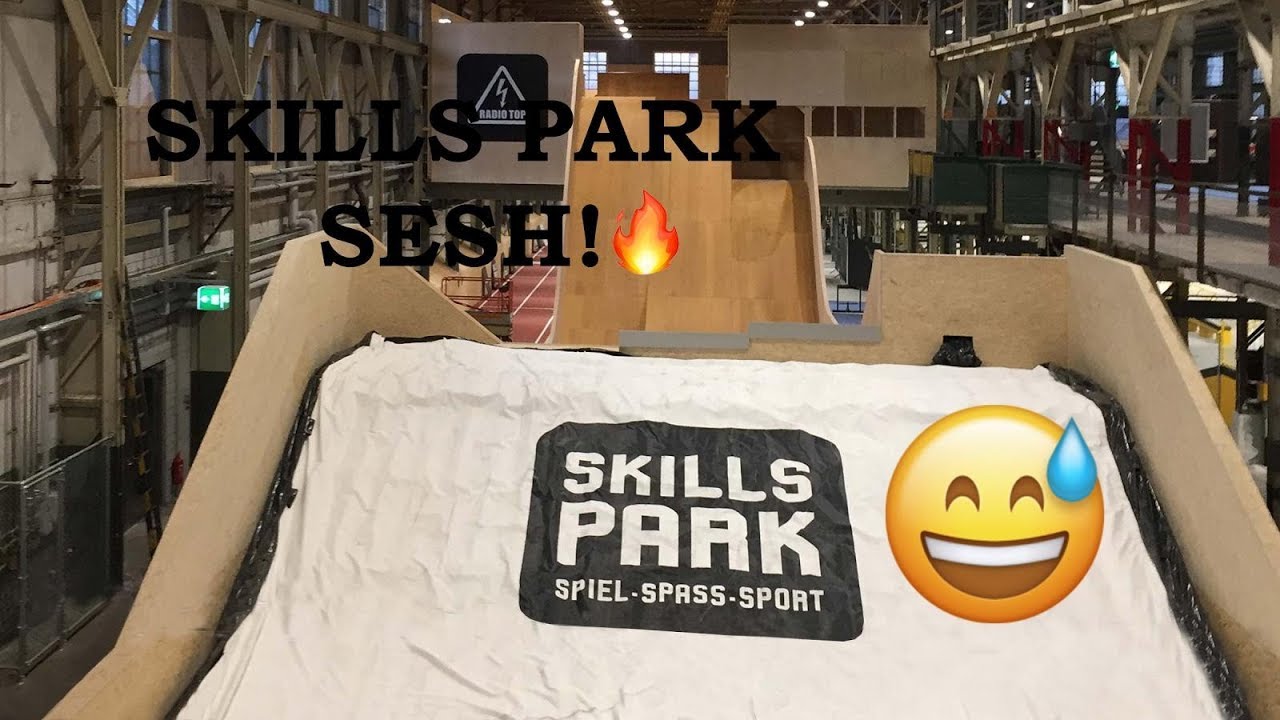 Skills Park sesh | Big Air | Trampolin!!!