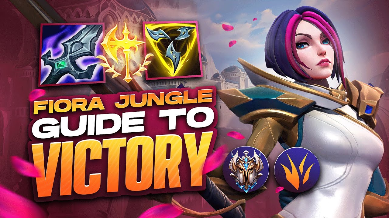 WILD RIFT FIORA JUNGLE CARRY  |  Full Gameplay Guide + BEST Build & Runes Setup