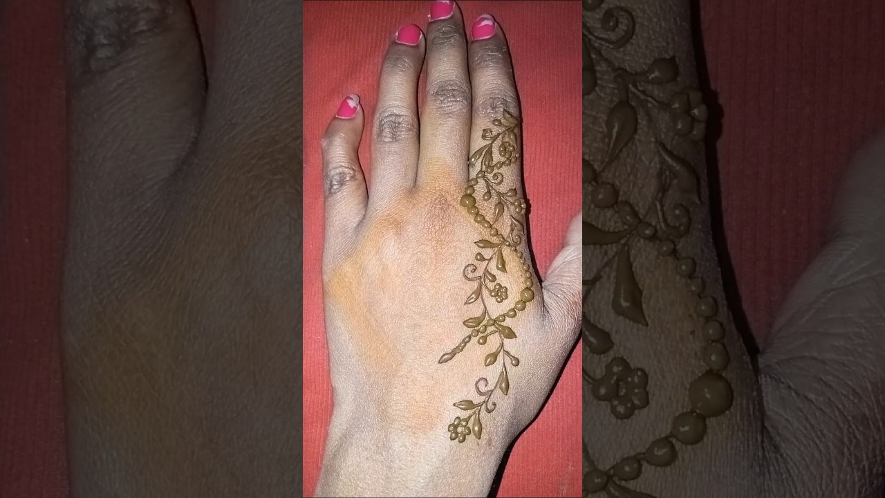 stylish and trending mehndi design। mehndi design for back hand। #shorts #mehndi #henna #mehandi#art